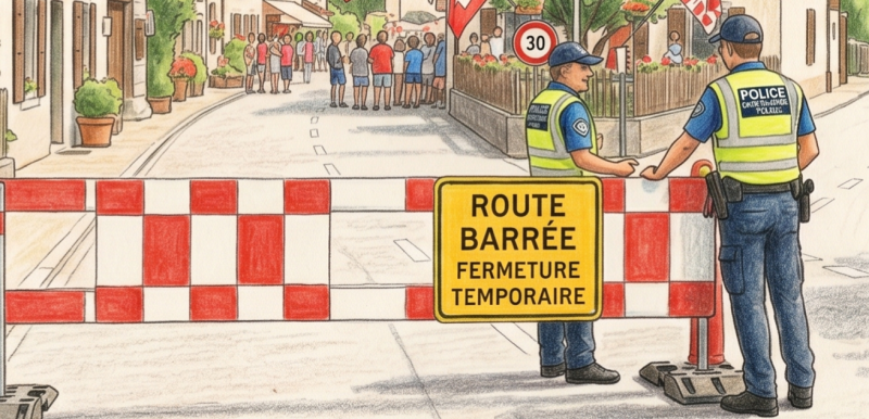 Resriction de circulation - 1er août